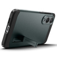 Spigen tok Samsung Galaxy A36 5G készülékhez, Tough Armor Mag Mag MagSafe, fekete + 9H edzett üveg