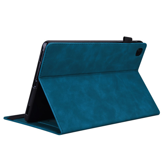 Tok Samsung Galaxy Tab A9+, Classic, tolltartóval, kék