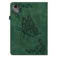 Tok Lenovo Tab M11, Butterfly, zöld