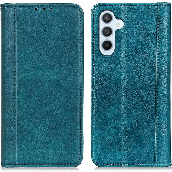 Telefontok a Google Pixel 8 Pro, Wallet Litchi Leather, zöld