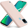 Telefontok a Realme C21Y / C25Y, Silicone Lite, rózsaszín