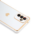 tok Samsung Galaxy A15 4G / 5G, Electro heart, fehér + Full Glue Kerámiaüveg