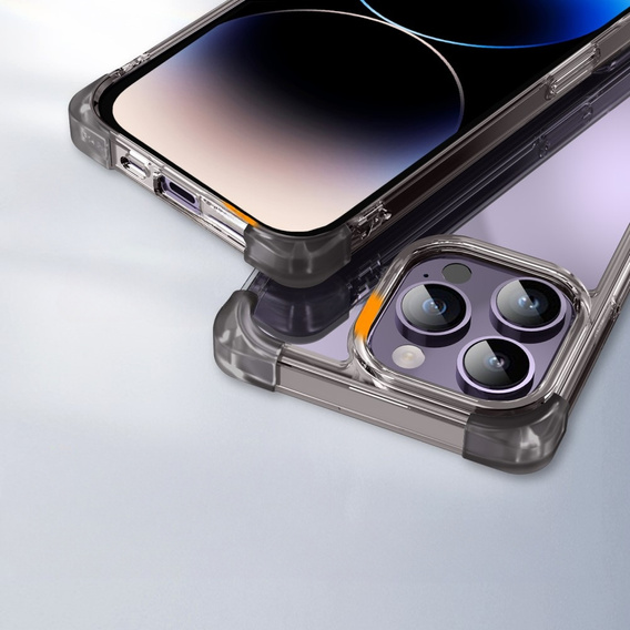 Tok iPhone 13 Pro, ERBORD CornerShield, fekete