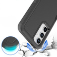 Páncélozott tok Samsung Galaxy A56 5G, Dual Shockproof, fekete