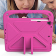Gyermek tok iPad 10.2 2021 / 2020 / 2019, fogantyúval, rózsaszín