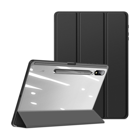 Tok Samsung Galaxy Tab S9+, Dux Ducis TOBY, fekete