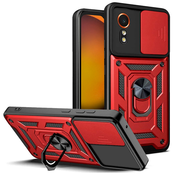 Telefontok a Samsung Galaxy Xcover 7, CamShield Slide, piros