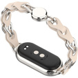 Kobieca bransoleta do Xiaomi Smart Band 10 / 9 / 8, Czarna