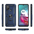 Páncélozott telefontok a Motorola Moto G10/G30, Nox Case Ring, kék