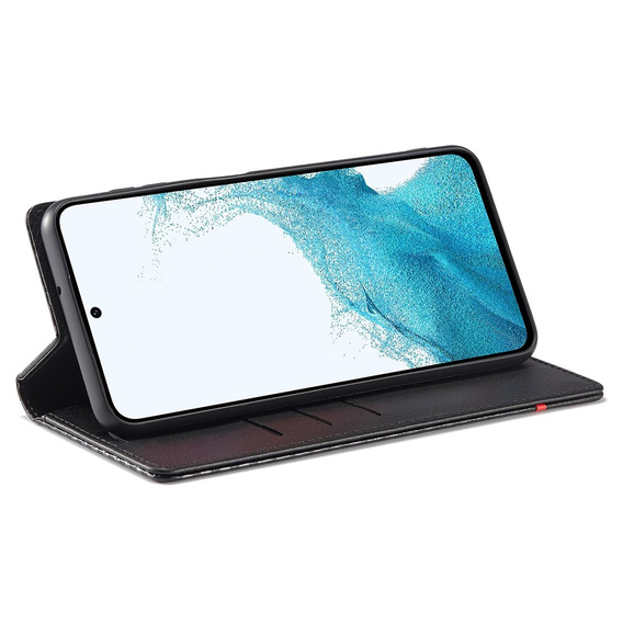 LC.IMEEKE pántos tok Samsung Galaxy A17 5G, szénszálas, fekete