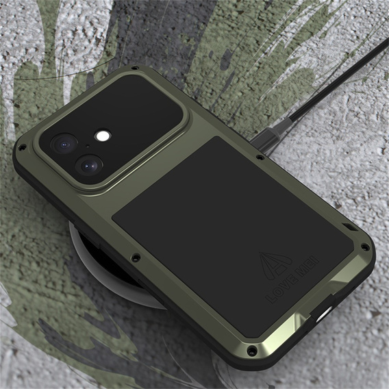 Páncélozott tok edzett üveggel iPhone 17-hez