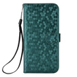 Flap tok Realme C71, Wallet Rhombus, zöld