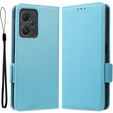 Pattintható tok a Xiaomi Redmi Note 12 5G / POCO X5 5G, Wallet Litchi Magnet, kék