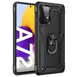 Páncélozott telefontok a Samsung Galaxy A72 5G, Nox Case Ring, kék