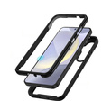 Tok Samsung Galaxy S24 készülékhez, Shockproof, fóliával, fekete