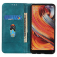 Telefontok a Xiaomi Redmi Note 13 Pro+, Wallet Litchi Leather, zöld