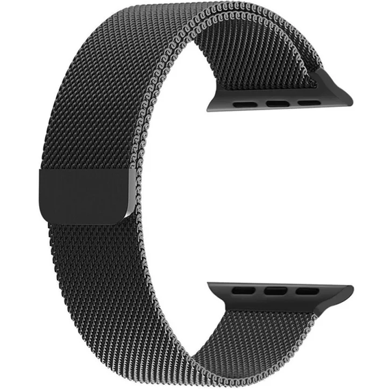 Bransoleta do Apple Watch 1/2/3/4/5/6/7/8/SE/ULTRA 42/44/45/49 MM, Czarna