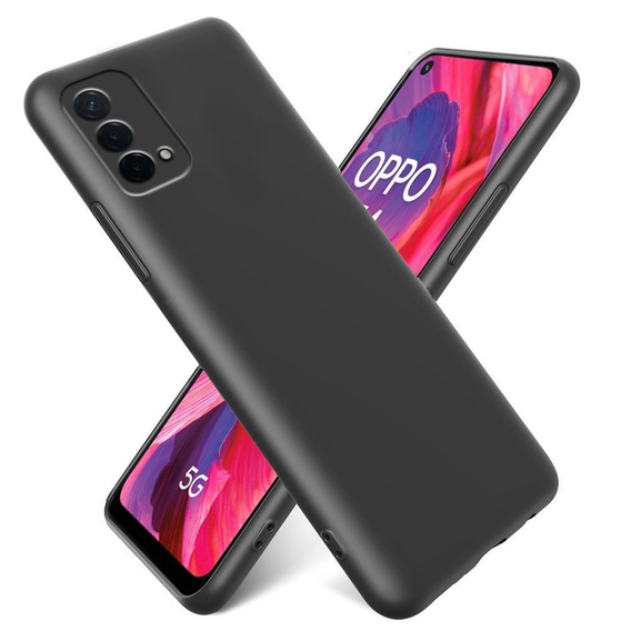 Telefontok a Oppo A54 5G / A74 5G / A93 5G, Silicone Lite, fekete