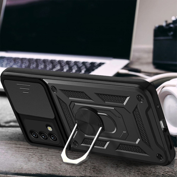 Telefontok a Oppo A74 4G, CamShield Slide, fekete