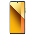 Szilikon tok Xiaomi Redmi Note 13 5G, kamera védelemmel, átlátszó / kék + edzett üveg 9H