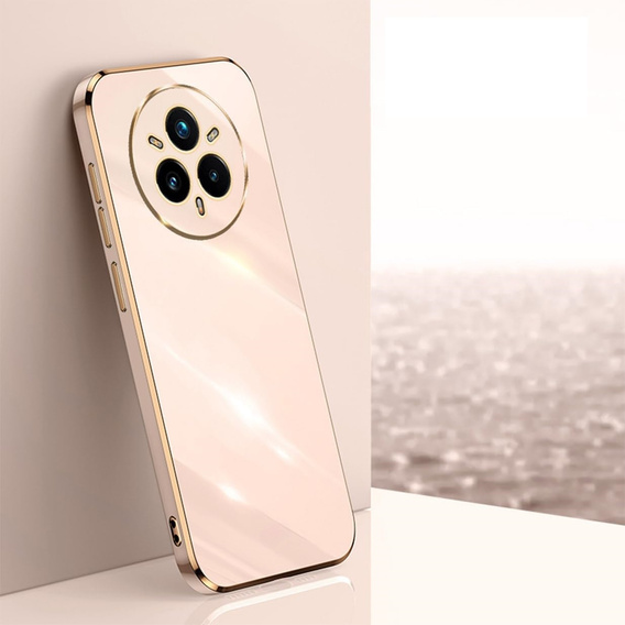 Tojás Realme 14 Pro 5G, Glamour CamShield, rózsaszín rose gold