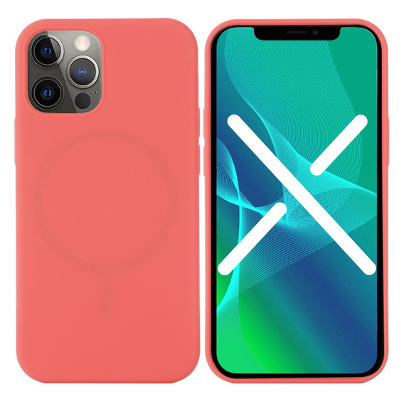 Telefontok a iPhone 13 Pro Max, Silicone MagSafe, rózsaszín