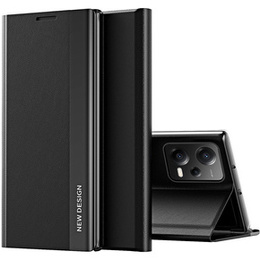 Pattintható tok a Xiaomi Poco X5 5G / Redmi Note 12 5G, Side Magnetic, fekete