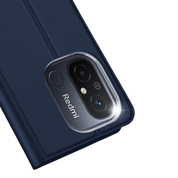 Dux Ducis Telefontok a Xiaomi Redmi 12C, Skinpro, sötétkék