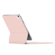 Billentyűzet tok iPad Air 13" 2024, Magnetic Keyboard Touchpad, rózsaszín