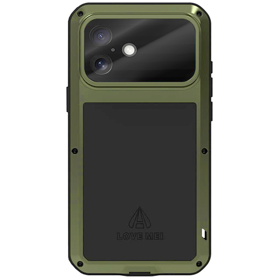 Páncélozott tok edzett üveggel iPhone 17-hez