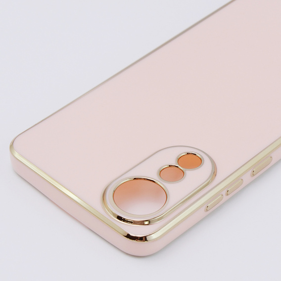 Tojás Oppo A78 4G, Glamour CamShield, rózsaszín rose gold