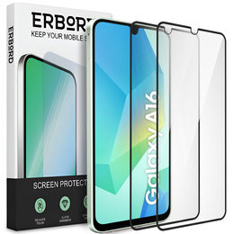 2x edzett üveg ERBORD 3D a Samsung Galaxy A16 5G teljes képernyő