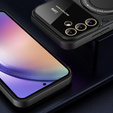 Páncélozott tok a Honor Magic 6 Lite 5G készülékhez, Magnetic Ring, fekete