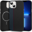Tok iPhone 13, Carbon Fiber MagSafe, fekete / kék