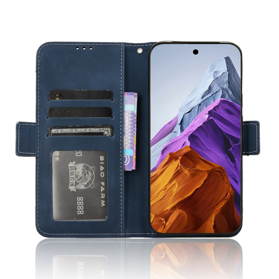 Pattintható tok a Google Pixel 9 Pro XL, Card Slot, sötétkék