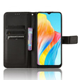 Pattintható tok a Oppo A38 4G / Oppo A18 4G, Wallet Smart Magnet, fekete