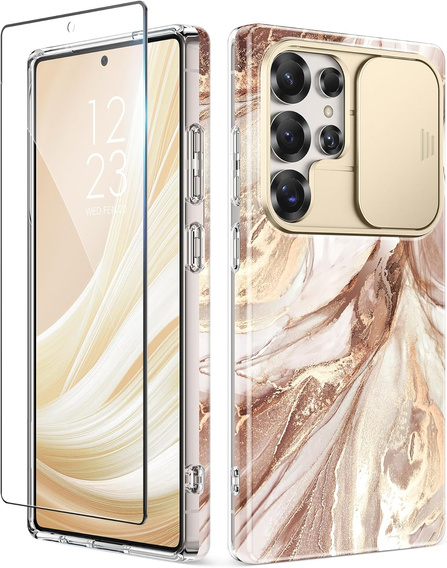 Robusztus tok Samsung Galaxy S25 Ultra készülékhez – Tongate MECH sorozatú klip, fekete
