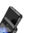 Tok Samsung Galaxy Z Flip7 FE / Z Flip6, PC Case, átlátszó / fekete