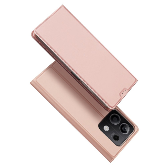 Dux Ducis Telefontok a Xiaomi Redmi Note 13 5G, Skinpro, rózsaszín rose gold