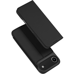 Dux Ducis tok iPhone Air, Skin Pro, pánttal, kártyafoglalattal, fekete