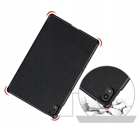 Tok Lenovo Tab P11 TB-J606F / Tab P11 5G, Smartcase, fekete