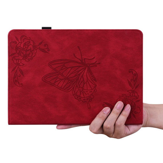 Tok Lenovo Tab M9, Butterfly, piros