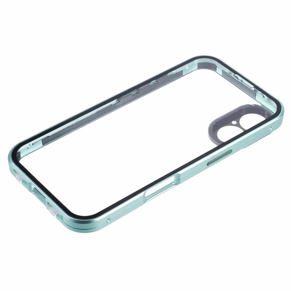 Tok iPhone 16, Magnetic Dual Glass, zöld