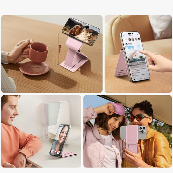Mágneses pénztárca állvánnyal és NFC SURITCH funkcióval iPhone 16 Pro készülékhez