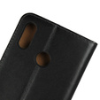 Pattintható tok a Huawei P20 Lite, Split Leather Wallet, fekete