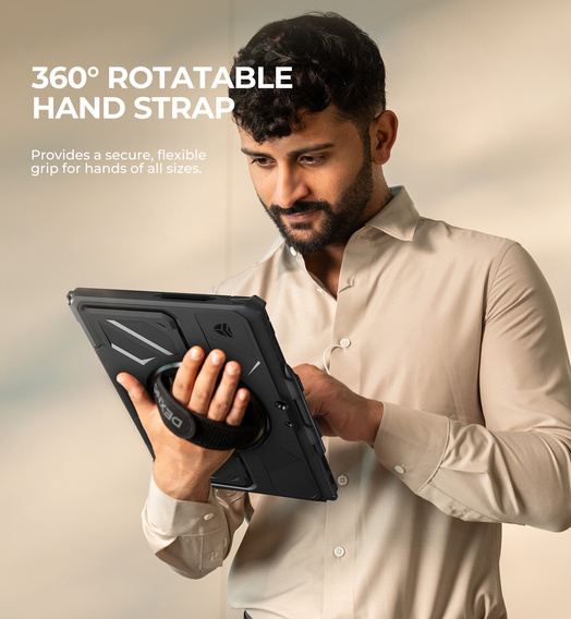 Dexnor 360° tok pánttal és tolltartóval a Microsoft Surface Pro 11/10/9 készülékekhez