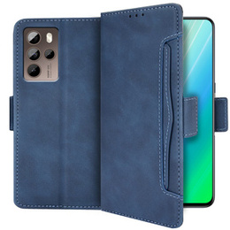 Pattintható tok a HTC U23 Pro, Card Slot, sötétkék