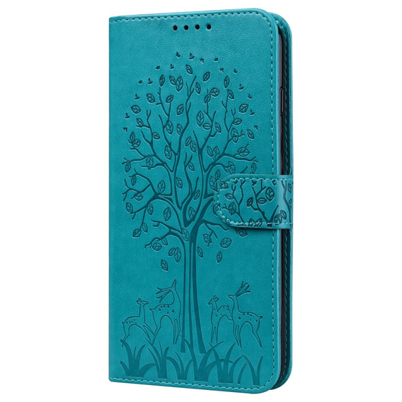 Pattintható tok a Motorola Moto G22, tree, kék