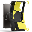 Spigen tok Samsung Galaxy S25 Ultra készülékhez, Tough Armor Mag Mag MagSafe, szürke + 9H edzett üveg