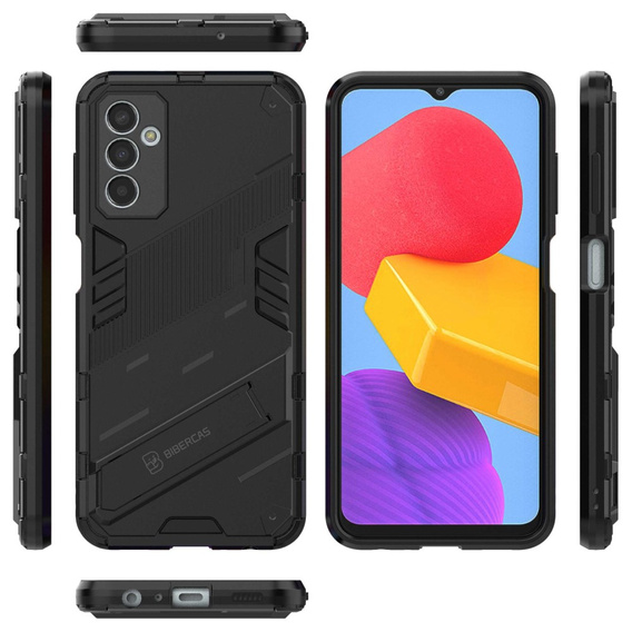 Tok Samsung Galaxy M13 4G, Military kickstand, fekete